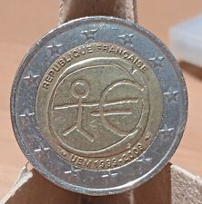 Francia Moneta  da 2 euro con omino stilizzato UEM 1999-2009 RARA