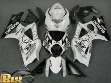 CARENE ABS SUZUKI GSX R 1000 2007-2008 07 08 DESIGN CORONA BIANCA