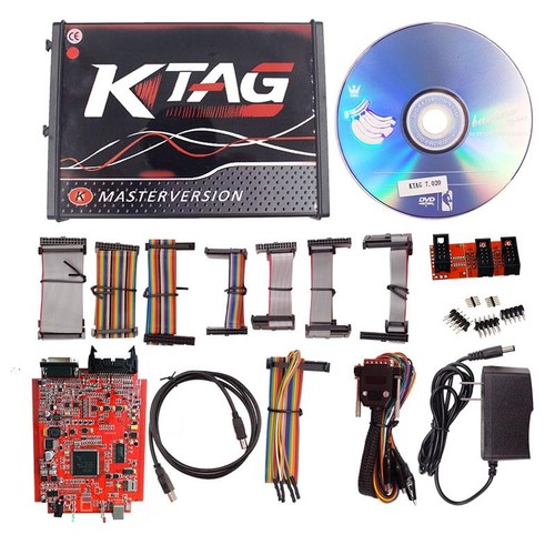 Ktag 020 red pcb - red, board