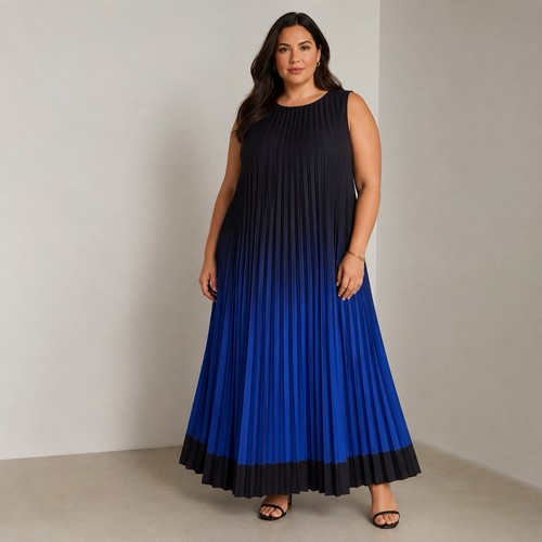 Maxi abito donna marina - maxi,