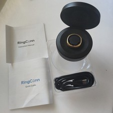 RingConn Anello intelligente senza abbonamento, misura 9 oro smart sport