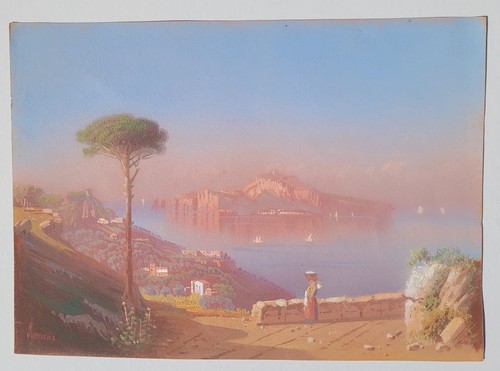 Quadro gesso napoli scuola - quadro,