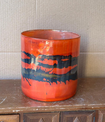 Vaso cilindro vetro - , artistico