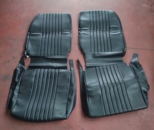 Kit 2 rivestimenti sedili simmetrici 2cv Dyane AK Acadiane neri lisci