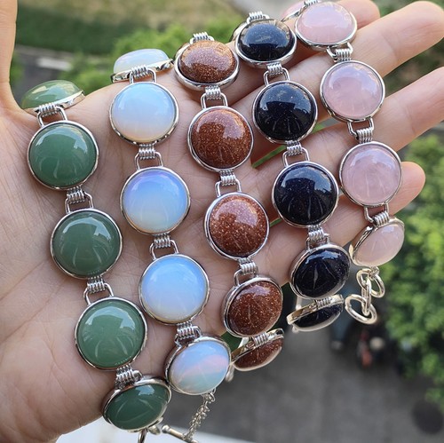 5pz bracciale opale varie - 5pz,