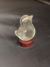 Vintage Glass Wren Bird