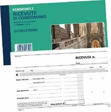 5 BLOCCHI RICEVUTE DI CONDOMINIO DU161370000 AUTOCOPIANTI