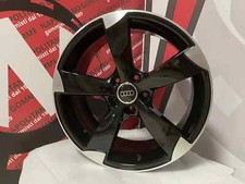 4 Cerchi in lega per Audi A4 S4 avant sline b7 b8 b9 18 pollici nero rotor