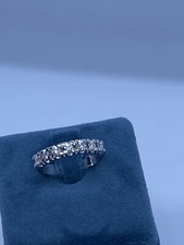 #07 - Anello Veretta in oro bianco 18 kt e Diamanti.