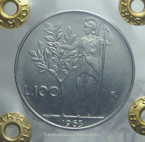 Repubblica 100 lire 1963 - repubblica,