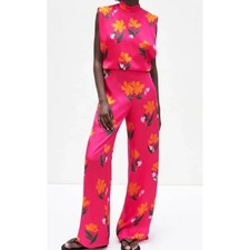 Tuta Zara Tg XS Rosa Brillante