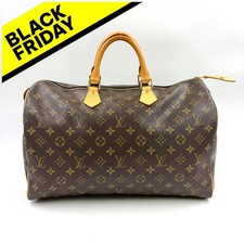 Borsa a mano Louis Vuitton Speedy 40 monogram in pelle marrone PVC M41522