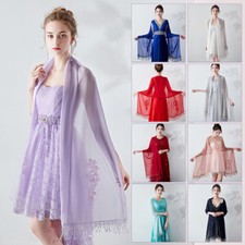 Scialle in chiffon nappa pizzo