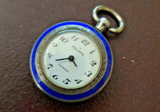 RARE OROLOGIO DA TASCA TASCHINO IN ARGENTO - POLARIS INCABLOC - 