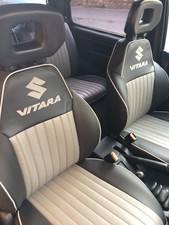 FODERE SEDILI AUTO COPRISEDILI ASIAM  SUZUKI VITARA 3 P. 1989/2003  Grigio/Nero