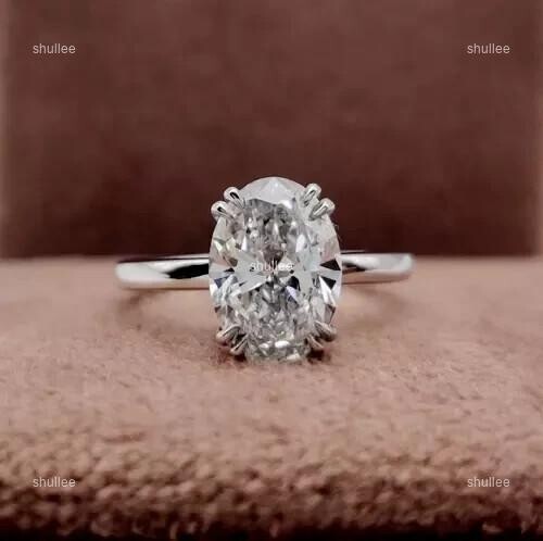 Natural diamond 14k white - diamond, gold