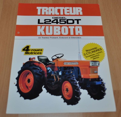 Brochure giapponese trattore