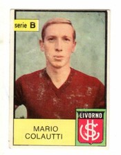 figurina CALCIATORI MIRA 1965-66 REC. LIVORNO MARIO COLAUTTI