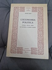 L'Economia Politica Storie Idee Da Platone E. Salin 1ed 1973 Ed. Vita E Pensiero