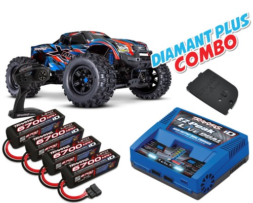 Traxxas maxx blue belted - traxxas,