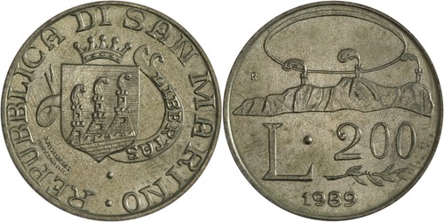 San marino 200 lire - san,