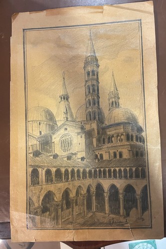 Antico disegno basilica - antico,