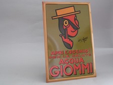 Targa pubblicitaria in metallo