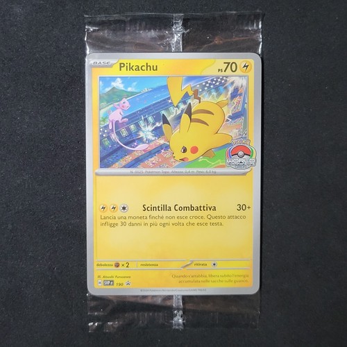 Carta pokémon pikachu svp - carta, 190
