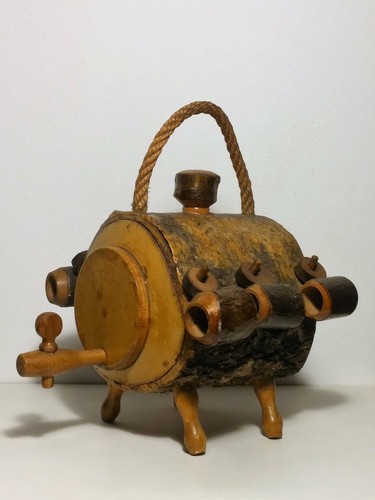 Antica botte legno - , intagliato