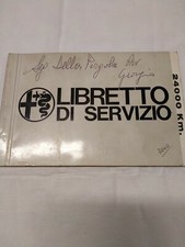  Libretto di SERVIZIO Alfa