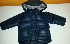 Giubbino Zara Baby bambino blu 3-6 mesi con cappuccio usato pochissimo