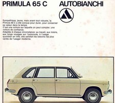 Catalogue Brochure Autobianchi
