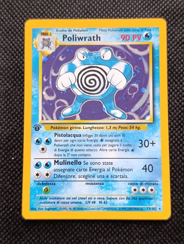 Carta pokemon poliwrath - pokemon,