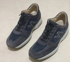 Scarpe Hogan Blu Camoscio N