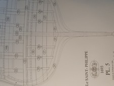 Saint Philippe Piani costruzione Ancre italiano scala 1/48 - Praticamente nuovi.