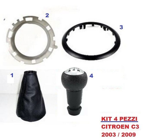 Kit pezzi cuffia pomello - kit, 4
