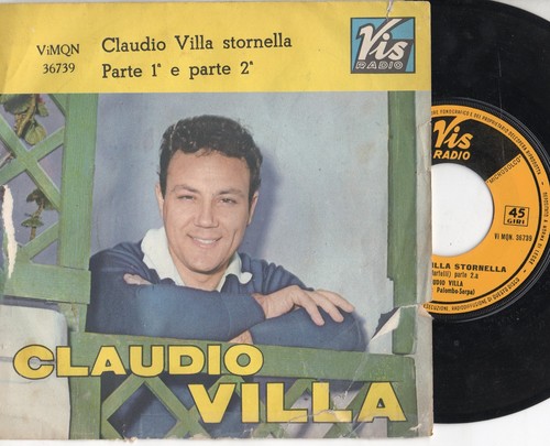Claudio villa disco giri - villa,