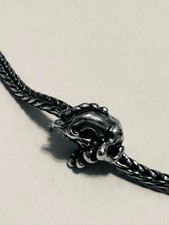 Trollbeads perlina argento