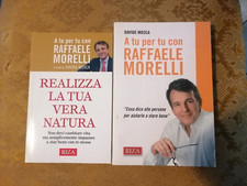 LOTTO 2 LIBRI RAFFAELE MORELLI -  ED. RIZA 2011/2015 (VEDERE FOTO)