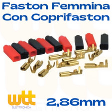 Kit 10 pz faston femmina 2,86
