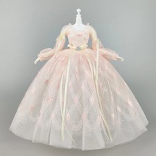 Vestiti rosa fatti a mano per bambola 11,5" abiti principessa vestito 1/6 bambole vestito giocattolo