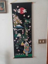 arazzo giapponese originale mappa giappone