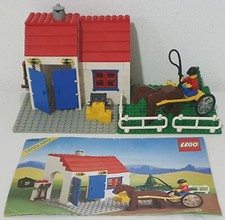 Game Play Lego Legoland Town Città 1989 Completo Set 6355 Derby Trotter  Paddock