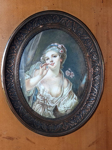 Vecchia miniatura giovane