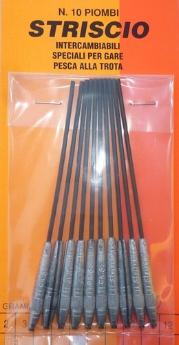 Piombi striscio pesca - piombi, 2g