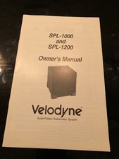 Velodyne SPL-1000 1200