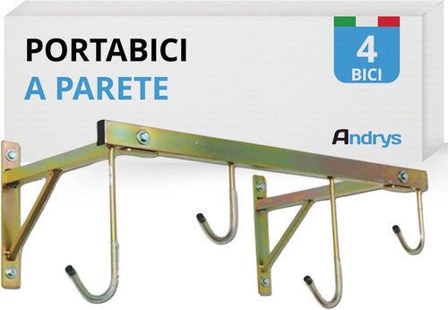 Porta bici muro con - da,