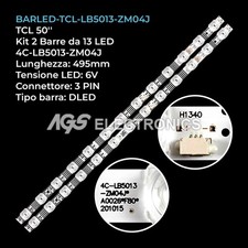 KIT 2 BARRE STRIP 13 LED TV