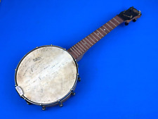 C.1920 T.B.Co. Sterling MANDOLIN BANJO, Banjolin 20,5"L molte firme sulla testa