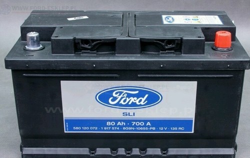 Batteria originale ford 80ah - originale,